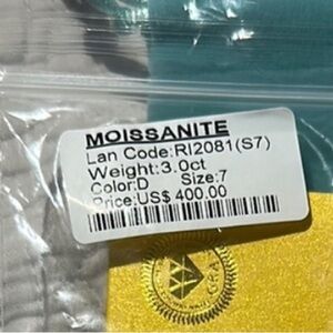 Moissanite Halo Engagement Ring